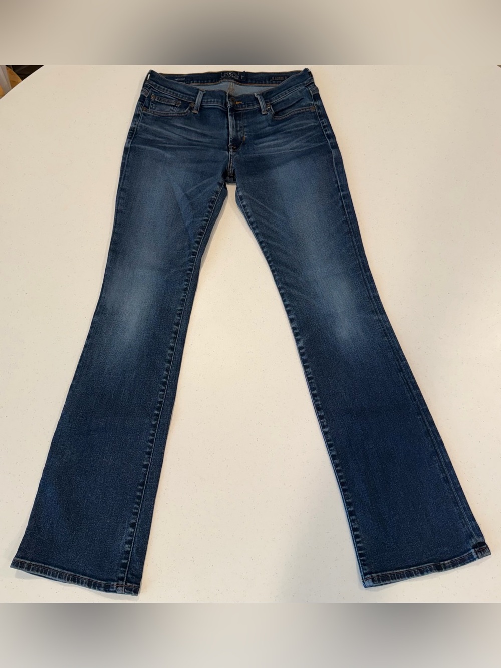 Lucky Brand Jeans Womens 4/27 Blue Sweet Mid Rise Boot Denim Medium Wash Stretch